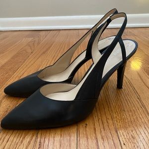Nine West sling back high heeled shoes
